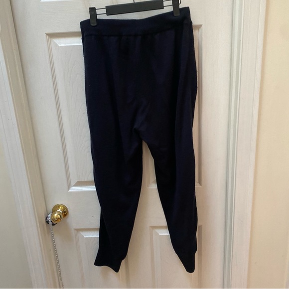 Marc by Marc Jacobs navy blue sweater jogger wool pants sweatpants - Picture 6 of 6
